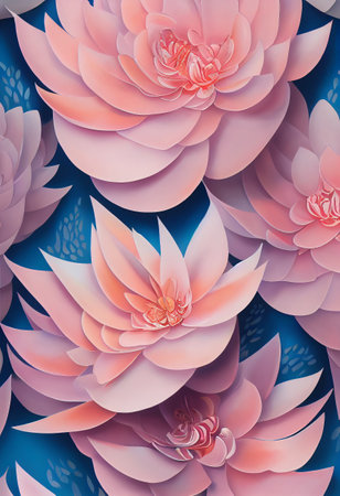 intricate floral pattern photorealistic highly detailの写真素材