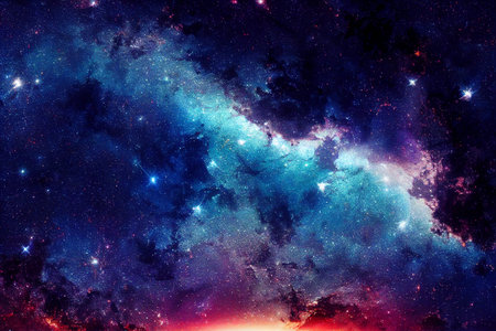 dazzling starry sky cosmic starry sky background material