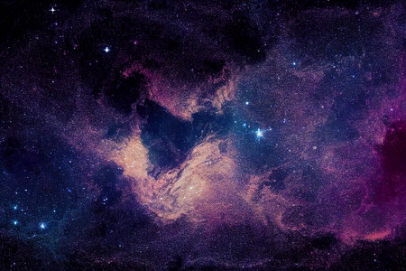 dazzling starry sky cosmic starry sky background material