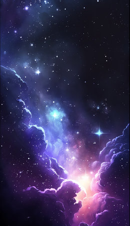 dazzling starry sky wallpaper universe starry sky background
