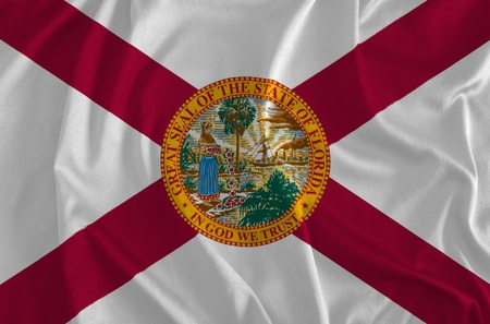Flag of Florida Background, The Sunshine Stateの写真素材