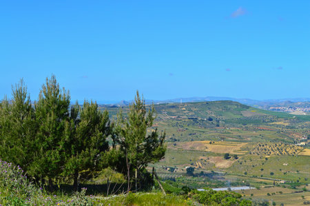 Wonderful Sicilian Landscape, Mazzarino, Caltanissetta, Italy, Europe