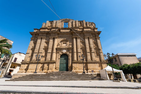 Cathedral of Mazzarino, Caltanissetta, Sicily, Italy, Europe