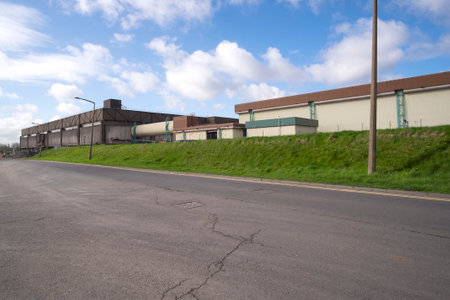 The Imperial Brands RDC warehouse in Nottingham, UKの写真素材