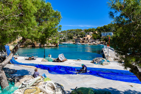 Beautiful coast of Cala Figuera -  Spain, Mallorcaのeditorial素材