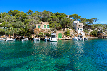 Beautiful coast of Cala Figuera -  Spain, Mallorcaの写真素材