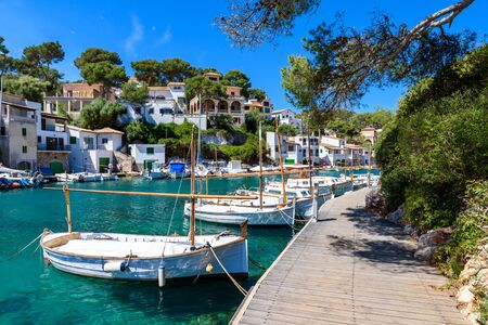 Beautiful coast of Cala Figuera -  Spain, Mallorcaのeditorial素材