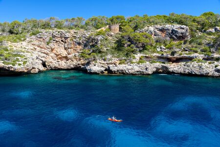 Beautiful coast of Cala Figuera -  Spain, Mallorcaの写真素材