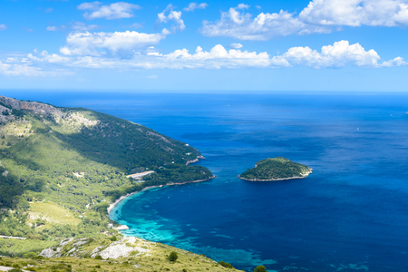 Playa de Formentor - beautiful coast of Mallorca - Spain, Europeの写真素材