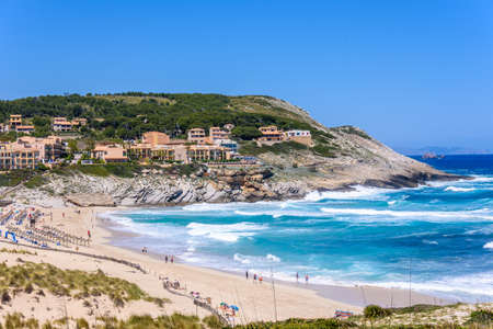 Cala Mesquida - beautiful beach of island Mallorca, Spainの写真素材