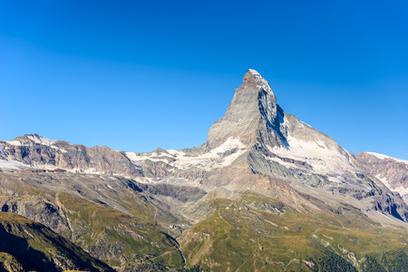 Matterhorn - beautiful landscape of Zermatt, Switzerlandの写真素材