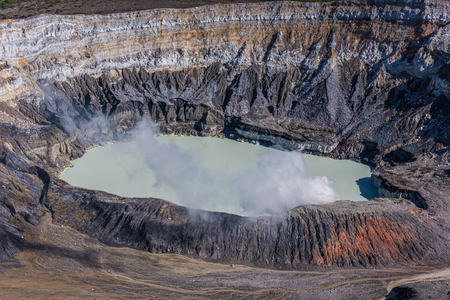 Vulcano Poas in Costa Ricaの写真素材