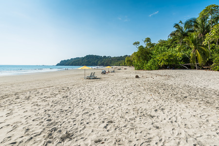 Playa Espadilla at Manuel Antonio Park - Costa Ricaの写真素材