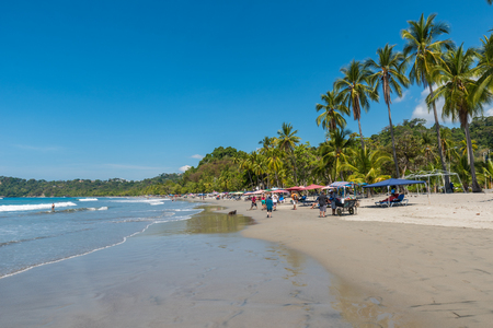 Playa Espadilla at Manuel Antonio Park - Costa Ricaの写真素材