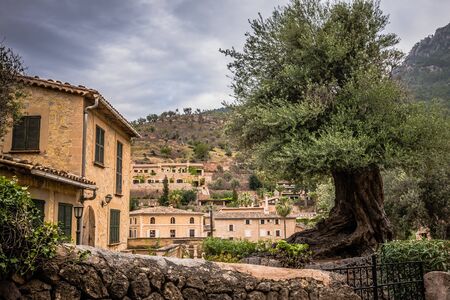 Deia - old village in the mountain of Mallorca, Spain - Europeの写真素材