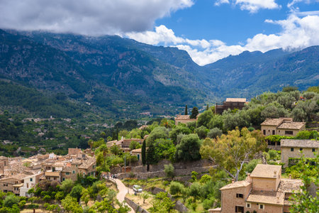 Fornalutx - historical village in the mountains of Mallorca, Spain