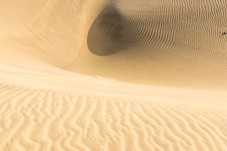 Desert - beautiful landscape with sand dunesの写真素材