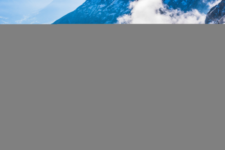 Mountain station of Hafelekar and Seegrube cable railway at Innsbruck, Austriaの写真素材