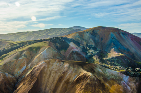 Landmannalaugar - Amazing Landscape in Icelandの写真素材