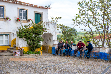 Obidos - Beautiful and Historical City in Portugalのeditorial素材