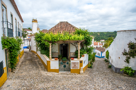 Obidos - Beautiful and Historical City in Portugalのeditorial素材
