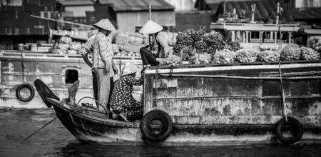 Mekong Delta in Vietnamの写真素材
