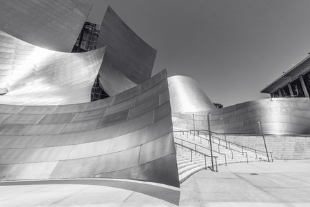 Walt Disney Concert Hall, Los Angeles, California, USAのeditorial素材