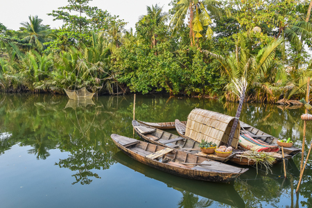 Mekong Delta in Vietnamの写真素材