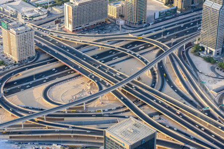 City Skyline of Dubai, United Arab Emiratesの写真素材