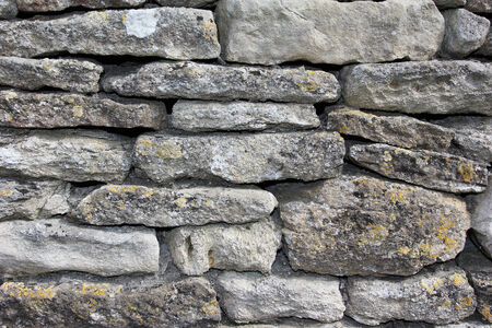 Stoned Concrete Wall Background Textureの写真素材