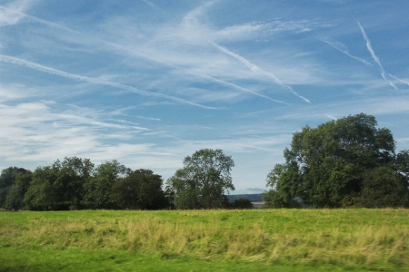 English Countryside in the Cotswolds, Gloucestershireの写真素材