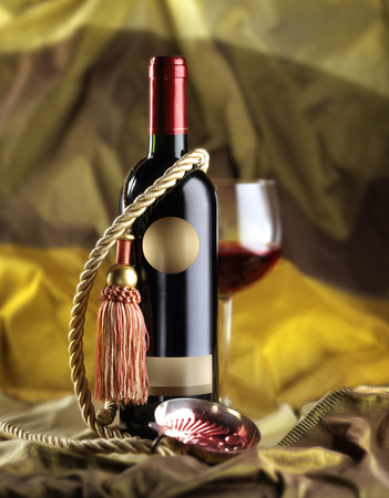 Wine bottlesの写真素材
