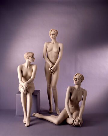 vintage mannequinsの写真素材