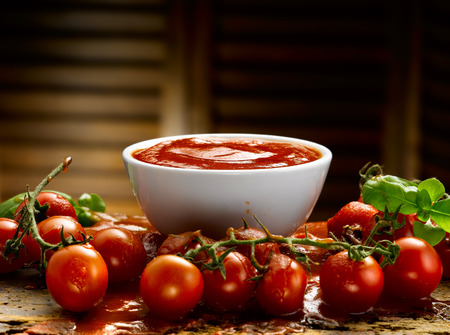 tomato sauceの写真素材