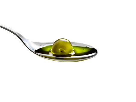 extra virgin olive oilの写真素材