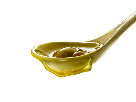 extra virgin olive oilの写真素材