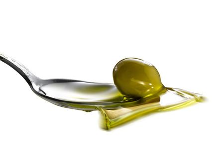 extra virgin olive oilの写真素材