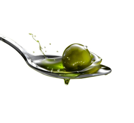 extra virgin olive oilの写真素材