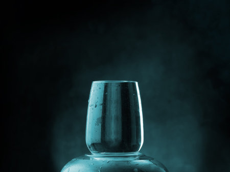fresh natural water poured