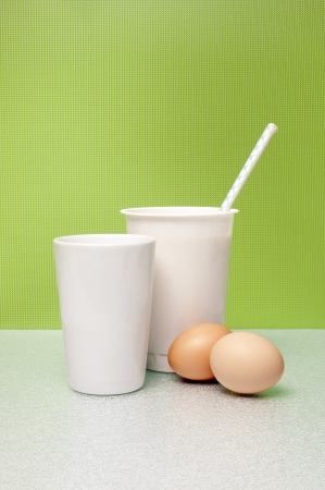 Dairy products and eggsの写真素材