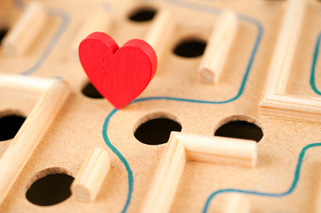 way through the mazeの写真素材