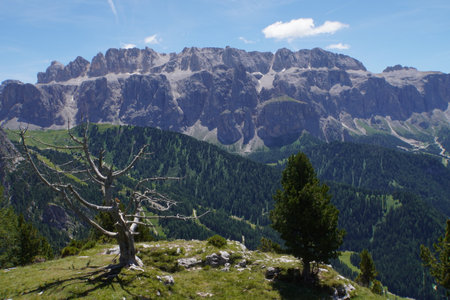 Dolomites in South Tyrol, Italy. Summer landscapeの写真素材
