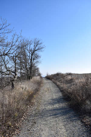 Hilly pathsの写真素材