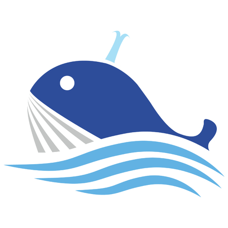 Whale Stylizedのイラスト素材