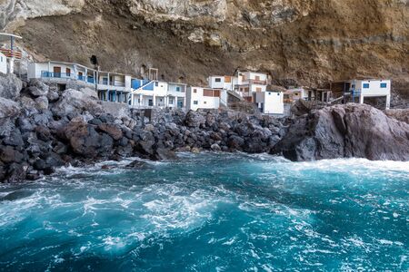 Pirate cave Poris de Candelaria, a hidden tourist attractionの写真素材