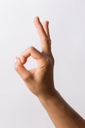 ok signの写真素材