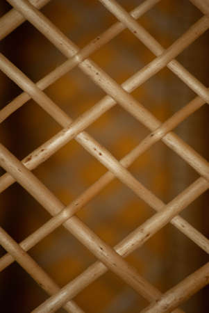 Wicker decoration typical of craftsの写真素材