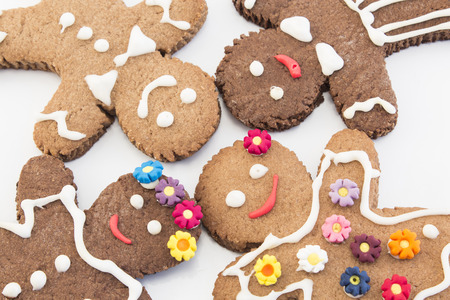 Concept of Diversity, Gingerbread Cookiesの写真素材