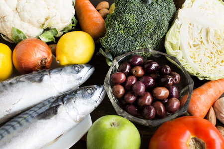 Healthy Food Recommended for Diabetes.の写真素材