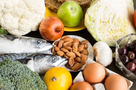 Healthy Food Recommended for Diabetes.の写真素材